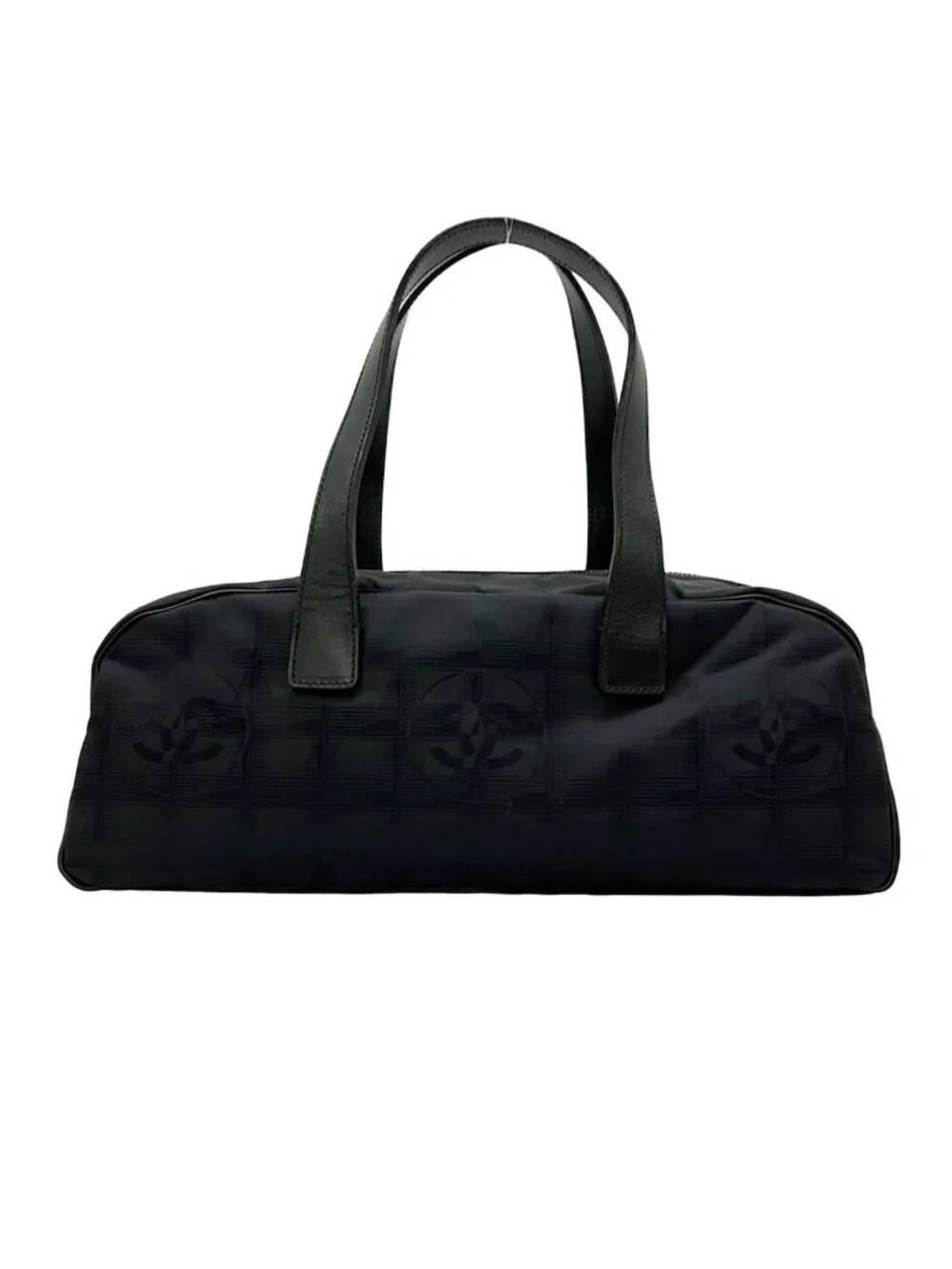 Chanel Handbag New Travel Line Black Leather